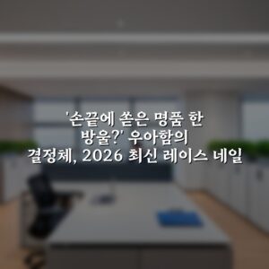 ‘손끝에 쏟은 명품 한 방울?’ 우아함의 결정체, 2026 최신 레이스 네일