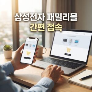 삼성전자 패밀리몰 바로가기 로그인 절차 한눈에