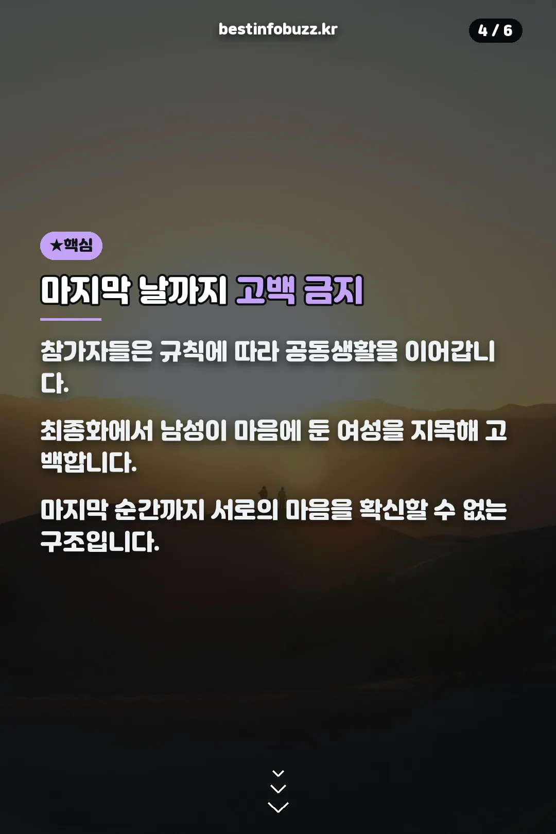 마지막 날까지 고백 금지