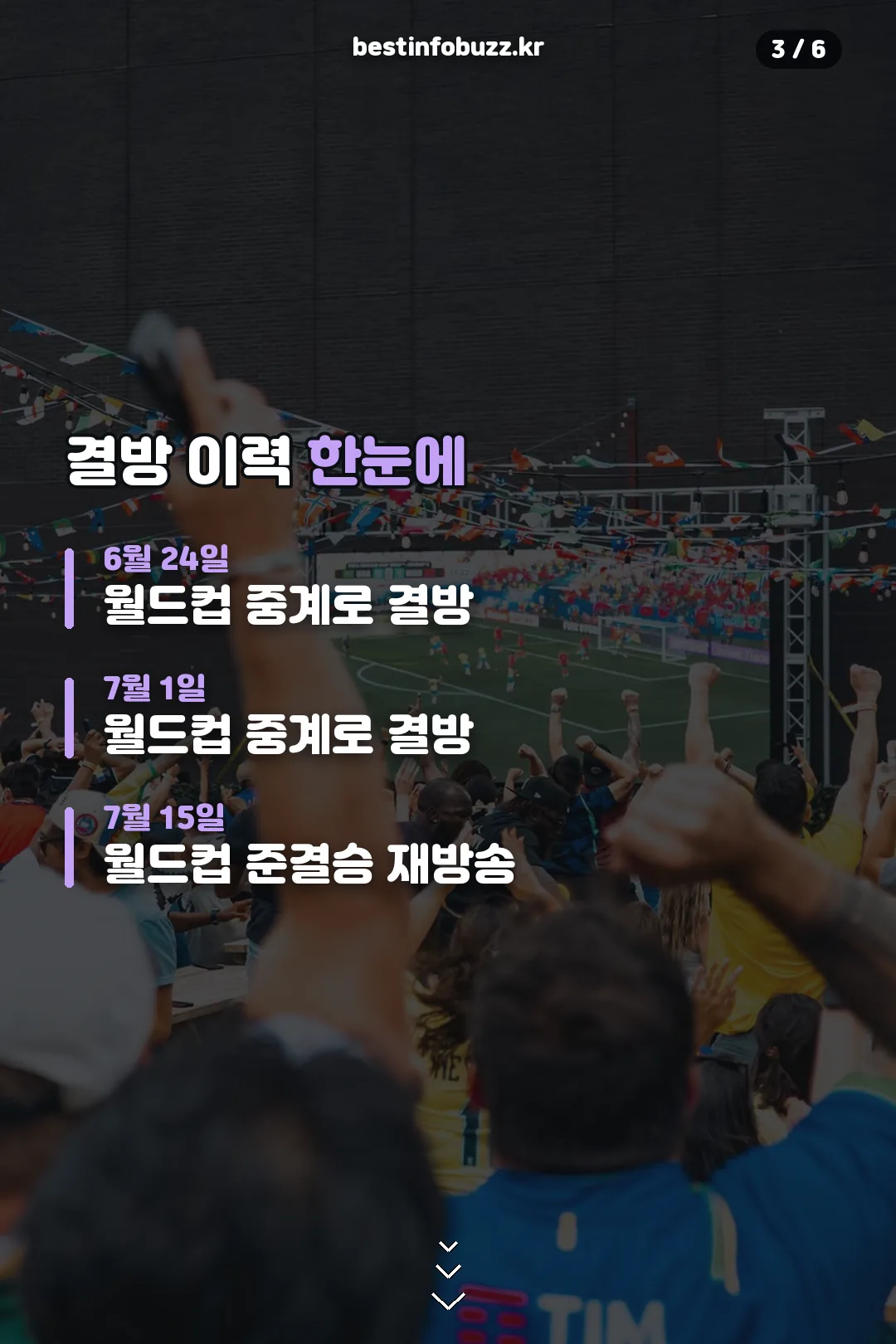 결방 이력 한눈에