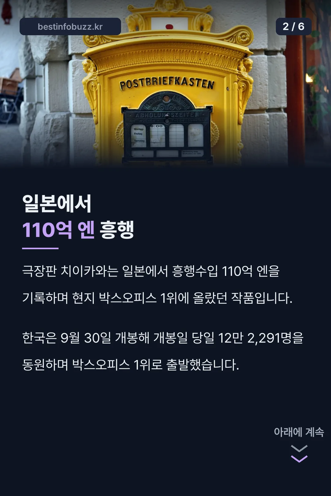 일본 흥행성적