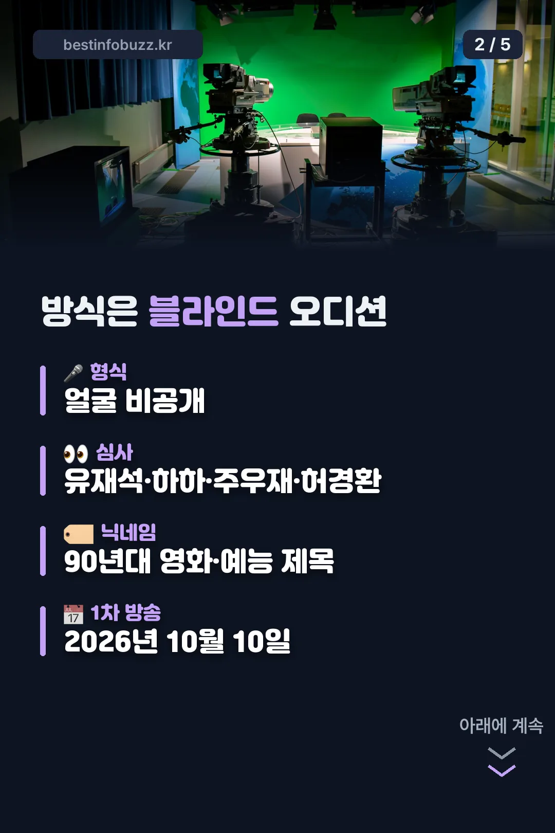 블라인드 오디션 방식 소개