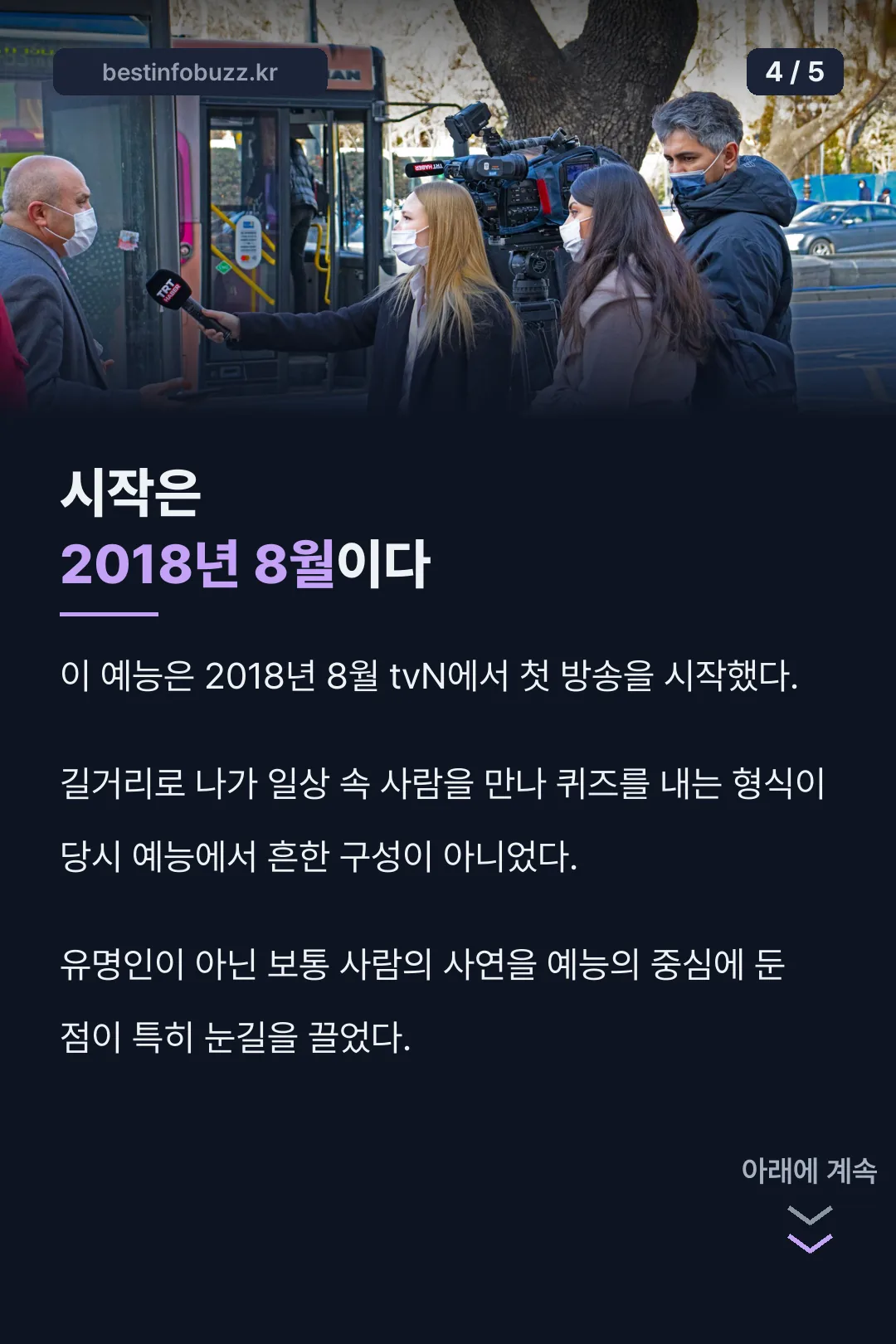 2018년 시작 역사