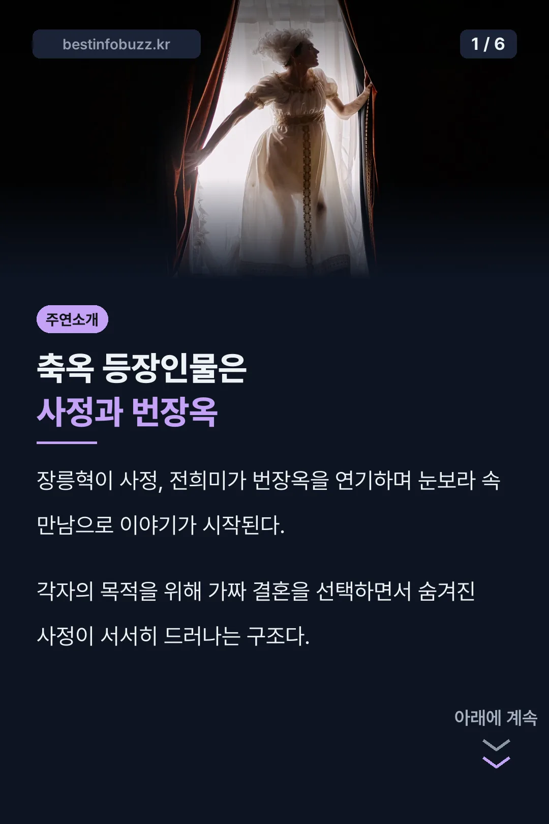 축옥 등장인물 핵심 요약