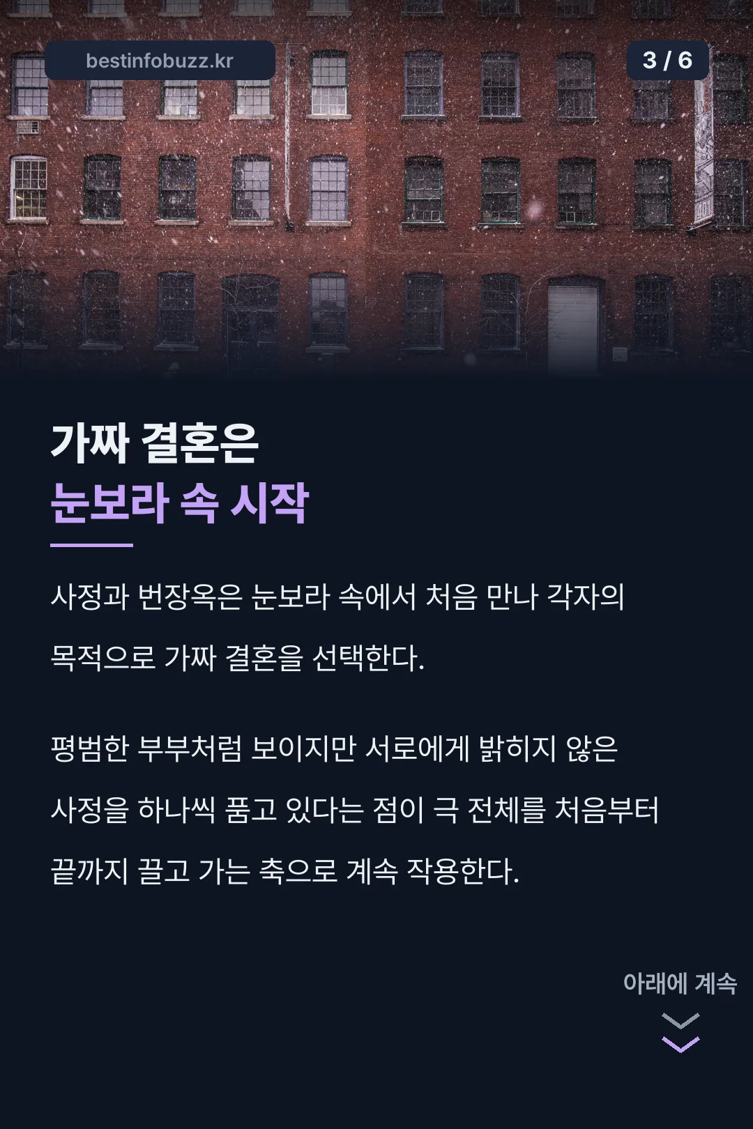 가짜 결혼 설정의 시작
